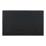 Adam Chenille Fabric Upholstered King Bed in Black
