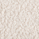 Genesis Teddy Fabric Upholstered Floating Queen Bed (3 Boxes) in Cream