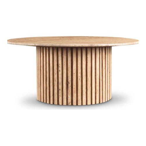 Genoa Travertine Coffee Table in Natural