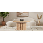 Genoa Travertine Coffee Table in Natural