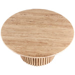 Genoa Travertine Coffee Table in Natural