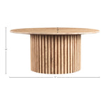 Genoa Travertine Coffee Table in Natural