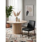 Genoa 48" Travertine Dining Table in Natural