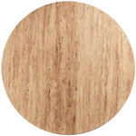 Genoa 48" Travertine Dining Table in Natural