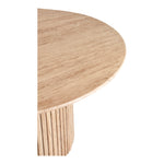 Genoa 48" Travertine Dining Table in Natural