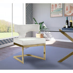 Alexandra Velvet Upholstered Dining Chair in White