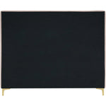 Geri Velvet Upholstered King Bed in Pink