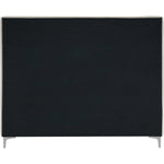 Geri Velvet Upholstered Queen Bed in Cream