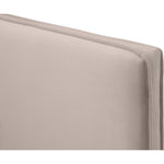 Geri Velvet Upholstered Queen Bed in Pink