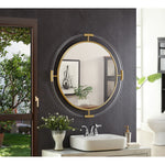 Ghost Acrylic And Metal Frame Mirror in Gold