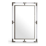 Ghost Acrylic And Metal Frame Mirror in Chrome