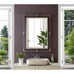 Ghost Acrylic And Metal Frame Mirror in Chrome
