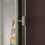 Ghost Acrylic And Metal Frame Mirror in Chrome