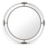 Ghost Acrylic And Metal Frame Mirror in Chrome