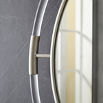 Ghost Acrylic And Metal Frame Mirror in Chrome