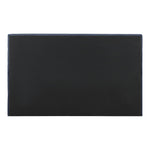 Adam Chenille Fabric Upholstered King Bed in Navy