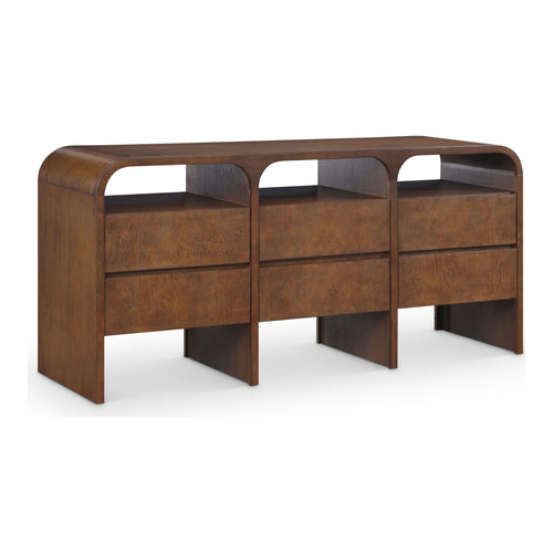 Giada Solid Wood And Veneer Dresser in Brown