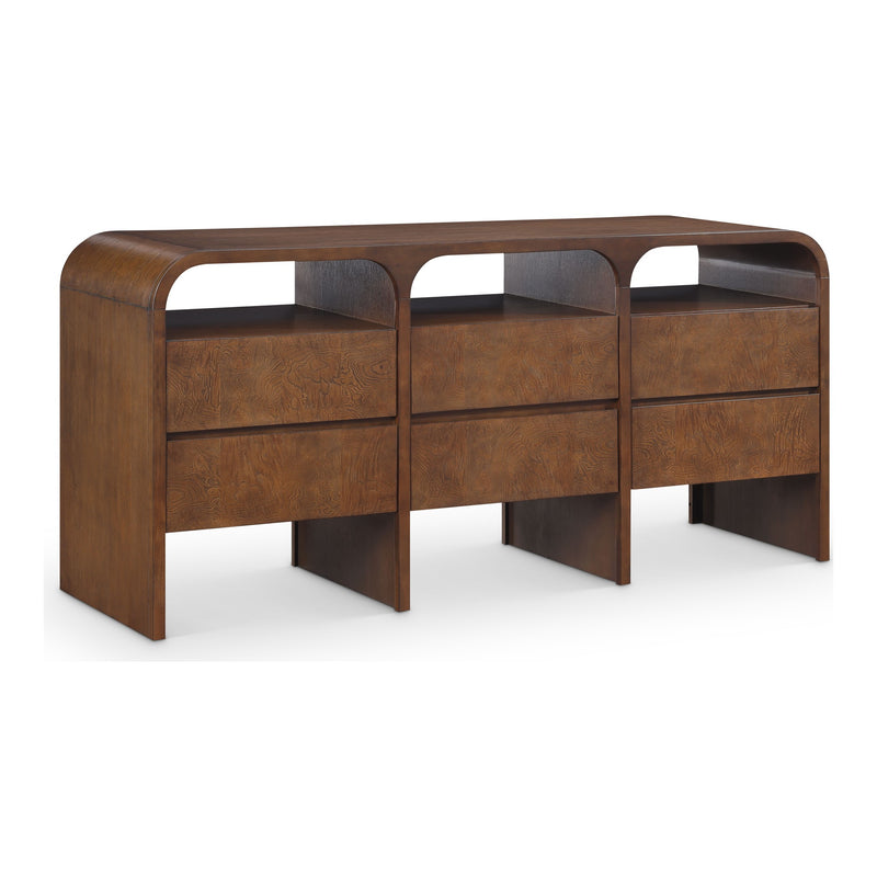 Giada Solid Wood And Veneer Dresser in Brown