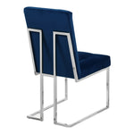 Alexis Velvet Upholstered Dining Chair in Navy