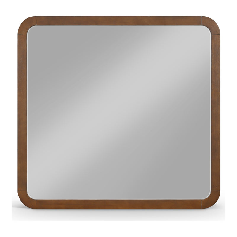 Giada Solid Wood And Veneer Mirror in Brown