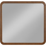 Giada Solid Wood And Veneer Mirror in Brown