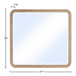 Giada Solid Wood And Veneer Mirror in Natural