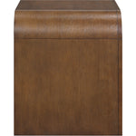 Giada Solid Wood And Veneer Nightstand in Brown