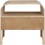 Giada Solid Wood And Veneer Nightstand in Natural