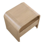 Giada Solid Wood And Veneer Nightstand in Natural