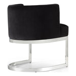 Gianna Velvet Upholstered Dining Chair in Black