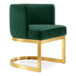 Gianna Velvet Upholstered Dining Chair in Green