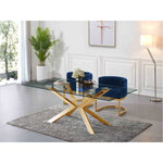 Gianna Velvet Upholstered Dining Chair in Navy