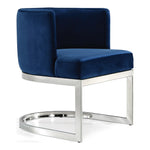 Gianna Velvet Upholstered Dining Chair in Navy