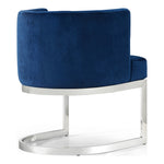 Gianna Velvet Upholstered Dining Chair in Navy