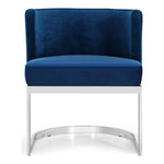 Gianna Velvet Upholstered Dining Chair in Navy