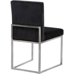 Giselle Velvet Upholstered Dining Chair in Black