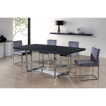 Giselle Velvet Upholstered Dining Chair in Grey
