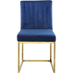 Giselle Velvet Upholstered Dining Chair in Navy