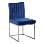 Giselle Velvet Upholstered Dining Chair in Navy