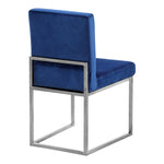 Giselle Velvet Upholstered Dining Chair in Navy