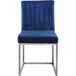 Giselle Velvet Upholstered Dining Chair in Navy