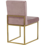 Giselle Velvet Upholstered Dining Chair in Pink