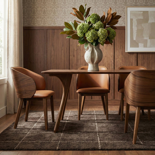 Glenwood Vegan Leather Upholstered Dining Chair in Tan