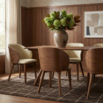 Glenwood Vegan Leather Upholstered Dining Chair in Cream
