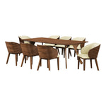 Glenwood Vegan Leather Upholstered Dining Chair in Cream
