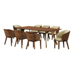 Glenwood Vegan Leather Upholstered Dining Chair in Khaki