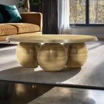 Globus Iron Coffee Table in Gold