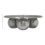 Globus Iron Coffee Table in Silver