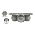 Globus Iron Coffee Table in Silver