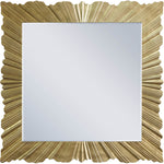Golda Leaf Frame Mirror in Gold